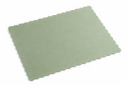 Glownary Sage Green Paper Placemats, 10 x 14 Inch, Scalloped Edge for Restaurants and Catering, 1000 Count Case