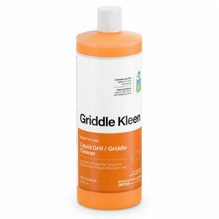 Glownary Griddle Kleen Liquid Grill and Griddle Cleaner, Orange, 32 oz, Ready-to-Use, Non-Flammable, EPA Safer Choice, 4 Pack