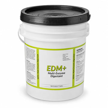 Glownary EDM+ Enzymatic Drain Maintainer, 5 Gallon Commercial Concentrated Liquid, 640 oz, Bubble Gum Scent, for Grease Traps, Drains, Septic Tanks