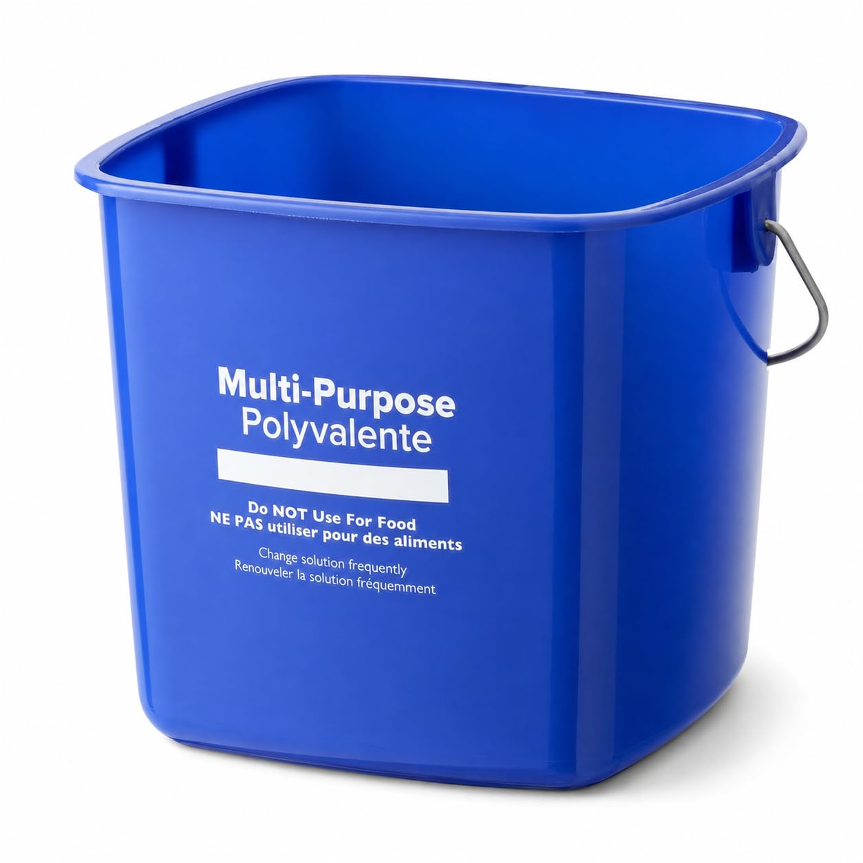 Glownary 3 Qt. Blue Cleaning Pail, Polypropylene, Square, 6.75x6.75x5.88 Inches
