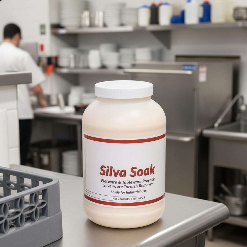Glownary Silva Soak Tableware Concentrated Presoak Powder, 8 lb view 2