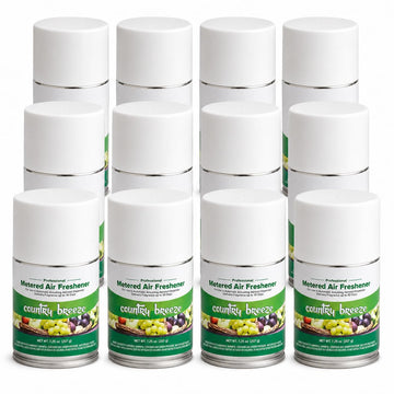 Glownary Country Breeze Metered Air Freshener Refill, 7.25 oz, Ready-to-Use, 12 Count
