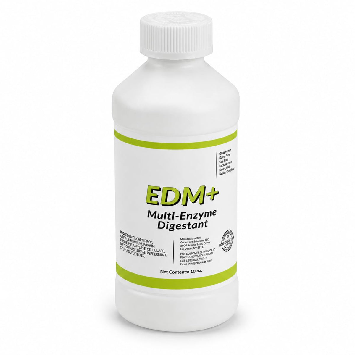 Glownary EDM+ Concentrated Enzymatic Drain Maintainer, 10 oz., Bubble Gum Scent, Liquid