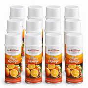 Glownary Citrus Orange Air Freshener Spray, 10 oz Aerosol, Ready-to-Use Deodorizer, 12 Pack Case