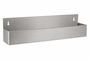 Glownary Stainless Steel Single Tier Speed Rail, 24 Inches, Silver, 21 Gauge, Bar Bottle Storage