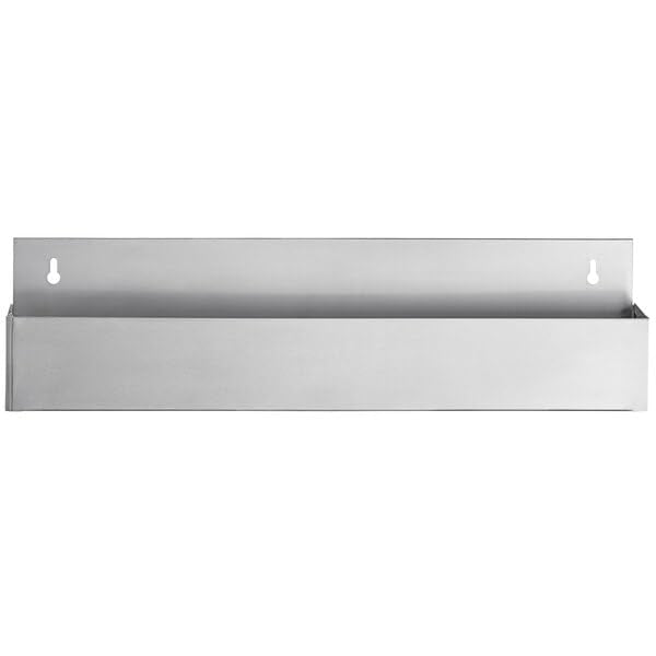 Glownary Stainless Steel Single Tier Speed Rail, 24 Inches, Silver, 21 Gauge, Bar Bottle Storage view 2