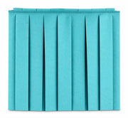 Glownary 4-Panel Dishwasher Curtain for Champion Dishwasher, 24" x 20 1/4", Blue, Water Splash Reduction