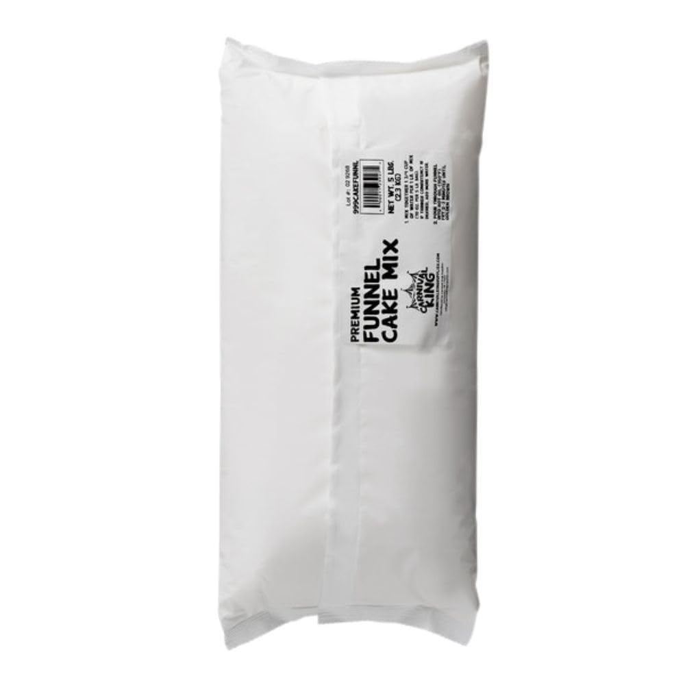 Glownary Funnel Cake Mix, 5 lb., Made in America, Easy to Use