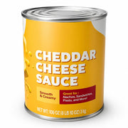 Glownary Cheddar Cheese Sauce, #10 Can, 6 Pack Case, Pre-Made, Made in America