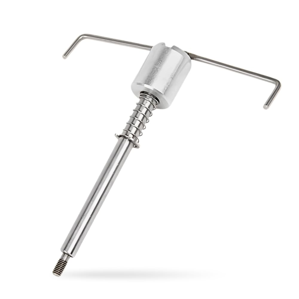 Glownary Replacement Kettle Stirrer for PM470 Popcorn Popper, Stainless Steel, 3-Piece Design, 382PM470STIR