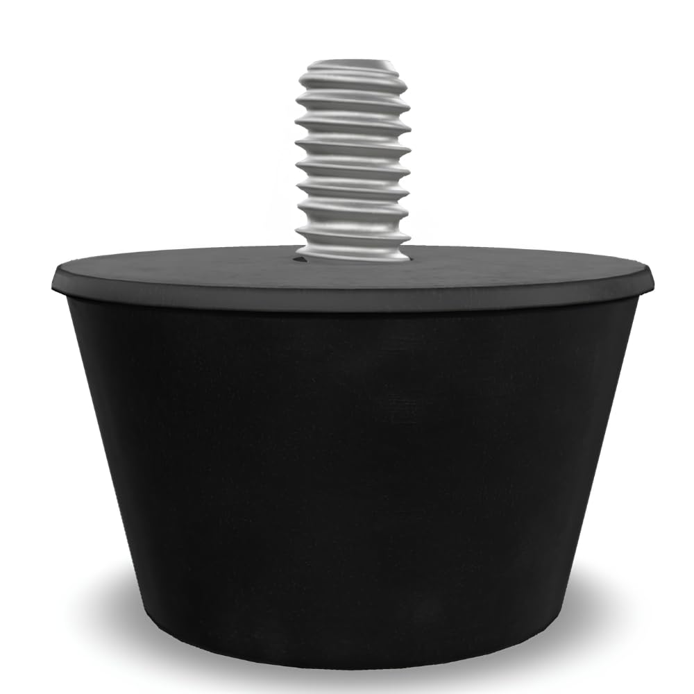 Glownary Rubber Foot, Replacement Part for Avantco Equipment and Carnival King, 1 Each