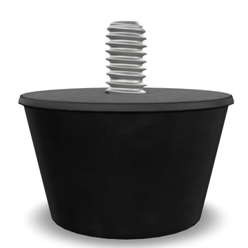 Glownary Rubber Foot, Replacement Part for Avantco Equipment and Carnival King, 1 Each