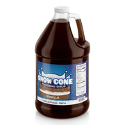 Glownary Vanilla Snow Cone Syrup, 1 Gallon, Gluten-Free, 4 Pack Case, 128 Servings per Gallon