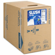 Glownary Blue Raspberry Slushy Syrup, 5 Gallon Bag in Box, 5:1 Concentrate, Gluten-Free