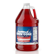 Glownary Cotton Candy Snow Cone Syrup, 1 Gallon, Gluten-Free, 4 Pack Case