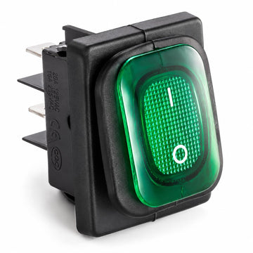 Glownary Power Switch, Rocker Switch, Electronic Parts, Direct Replacement for Toaster and Fryer