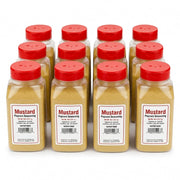 Glownary Mustard Popcorn Seasoning, 9 oz., Vegan, Vegetarian, Made in America, 12 Pack Case