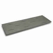 TableTop King Industrial Solid Wood Table Top, 30 x 96 Inches, Slate Gray Finish, Live Edge, Rectangle, European Beechwood