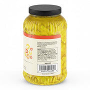 Hometown Provisions Hot Banana Pepper Rings, Yellow, Sliced, 1 Gallon, Jarred, 4 per Case view 2