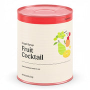 Glownary Fruit Cocktail in Light Syrup, #10 Can, 106 oz, 6 Pack Case, Diced Peaches Pears Pineapples Grapes Cherries