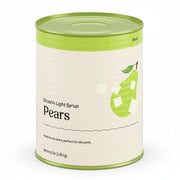 Glownary Diced Pears in Light Syrup, #10 Can, 106 oz, 6 Pack Case
