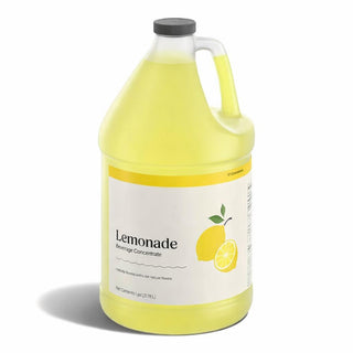 Glownary Lemonade Beverage Concentrate, 5:1, 1 Gallon, 4 Pack, Kosher, Caffeine Free, Citrus Flavor