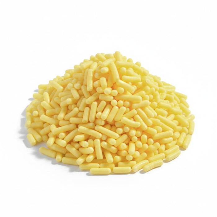 Glownary Yellow Sprinkles, 10 lb., Kosher, Gluten-Free, Dairy-Free, Vegetarian, Bulk Package