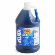 Slushy Mix Concentrate 1 Gallon – 5:1 Frozen Drink Syrup for Slushie, Granita & Snow Cone Machines – High Yield (48 Servings) – Gluten Free – Commercial Beverage Mix – Made in USA (4/Case, Blue Raspberry)