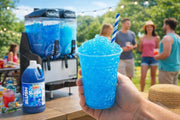 Slushy Mix Concentrate 1 Gallon – 5:1 Frozen Drink Syrup for Slushie, Granita & Snow Cone Machines – High Yield (48 Servings) – Gluten Free – Commercial Beverage Mix – Made in USA (4/Case, Blue Raspberry) view 4