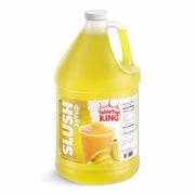 Slushy Mix Concentrate 1 Gallon – 5:1 Frozen Drink Syrup for Slushie, Granita & Snow Cone Machines – High Yield (48 Servings) – Gluten Free – Commercial Beverage Mix – Made in USA (4/Case, Banana)