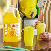 Slushy Mix Concentrate 1 Gallon – 5:1 Frozen Drink Syrup for Slushie, Granita & Snow Cone Machines – High Yield (48 Servings) – Gluten Free – Commercial Beverage Mix – Made in USA (4/Case, Banana) view 2