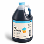 Food Coloring, Liquid, Water-Soluble, Flavorless, Kosher, 1 Gallon (Blue, 4/Case)