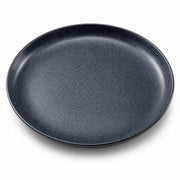Glownary Embers Midnight Blue Matte Stoneware Dinner Plate, 10 3/4 Inch, Coupe, Reactive Glaze, Dishwasher Safe, 12/Case