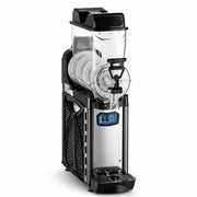 Commercial Pourover Granita Slushy Machine, Frozen Beverage Dispenser, Adjustable Thickness, Stainless Steel, 120V, R-452A, Single Bowl, 2.6 Gallon