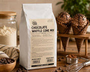 Old Fashioned Chocolate Waffle Cone Mix, 5 lb Bag, Bulk, Made in America, 6-Case Pack view 2