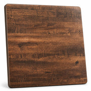 Glownary Excalibur Square Table Top, Walnut Finish, Laminate, 36 x 36 Inches, Indoor/Outdoor Use