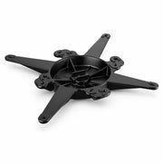 Glownary Cast Iron Table Base Spider, 18 Inch, Black, Powder-Coated Finish, for Heavy Table Tops, Indoor Use
