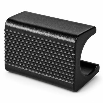 Replacement Bumper for Tables, Barstools, and Chairs, Black, 1 Inch, Pack of 4, Prevents Dings and Dents
