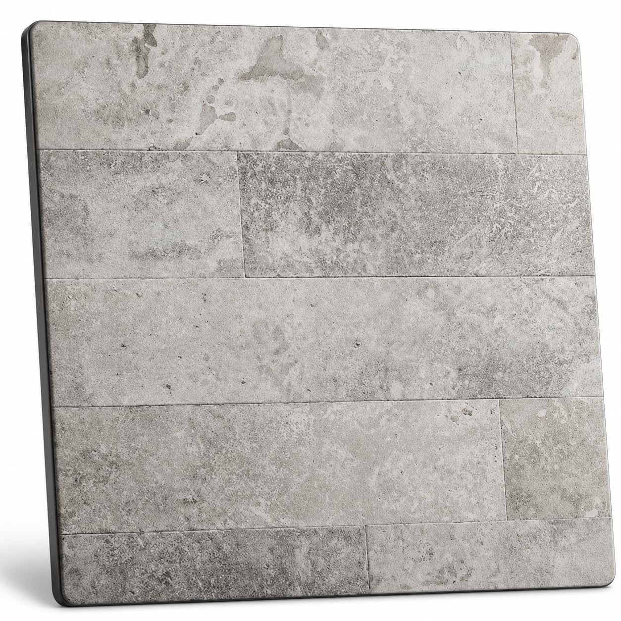 Glownary Excalibur Square Table Top, 24x24 Inch, Gray, Laminate, Toscano Finish, Indoor/Outdoor, UV-Resistant, Weather-Resistant