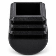 Glownary Spartan Chair and Barstool Front Leg Glide, 1" x 1", Black, Plastic, for Tubular Legs, Floor Protection, 2-Pack
