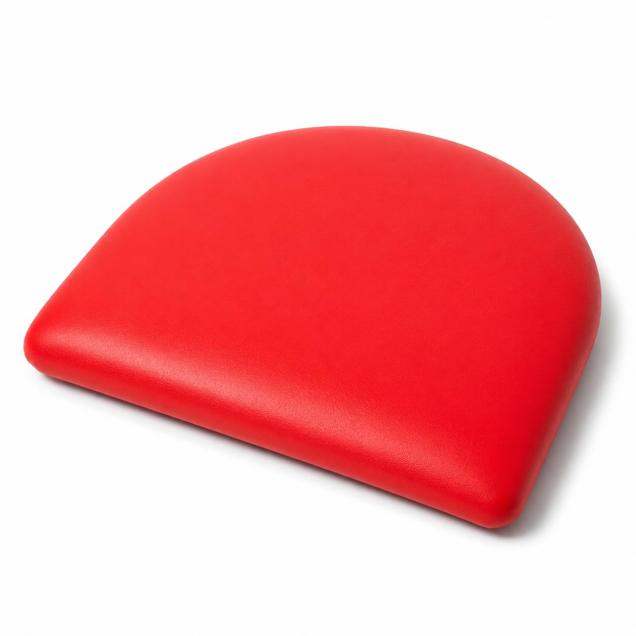 Glownary Vinyl Padded Replacement Seat for Metal Frame Chairs and Bar Stools, Black, 16 3/4 x 16 1/2 Inch, 2 1/2 Inch Thick (Red, Vinyl, Seat for Metal Frame Seating)