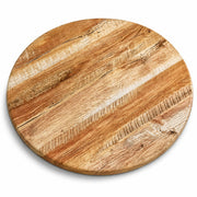 Glownary Round Table Top, 30 Inch, Barnwood Finish, MDF Core, Scratch and Stain-Resistant, Indoor Use