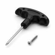 Glownary Hardware for Adirondack Footrests, Black, Includes 18 M4 x 30 mm Screws and Screwdriver, Direct Replacement Parts