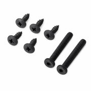 Glownary Vinyl Seat Screws and Bolts for Mid-Century Chairs and Barstools, Black, 56 Pack, with Allen Wrench
