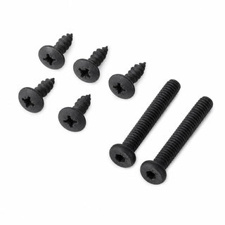 Glownary Vinyl Seat Screws and Bolts for Mid-Century Chairs and Barstools, Black, 56 Pack, with Allen Wrench