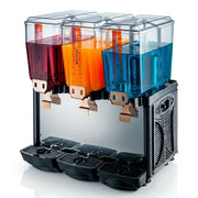 Glownary RBD5G3 Triple Bowl Refrigerated Beverage Dispenser 120V