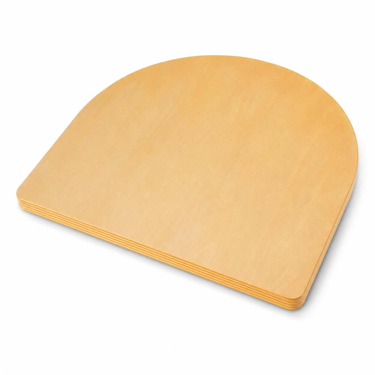 Glownary Wood Replacement Seat for Metal Frame Dining Chairs and Bar Stools, 16.5 x 16.5 cm (Natural, Seat for Metal Frame)