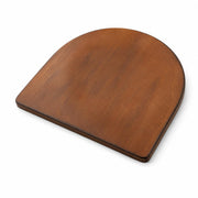 Glownary Wood Replacement Seat for Metal Frame Dining Chairs and Bar Stools, 16.5 x 16.5 cm (Walnut, Seat for Metal Frame)