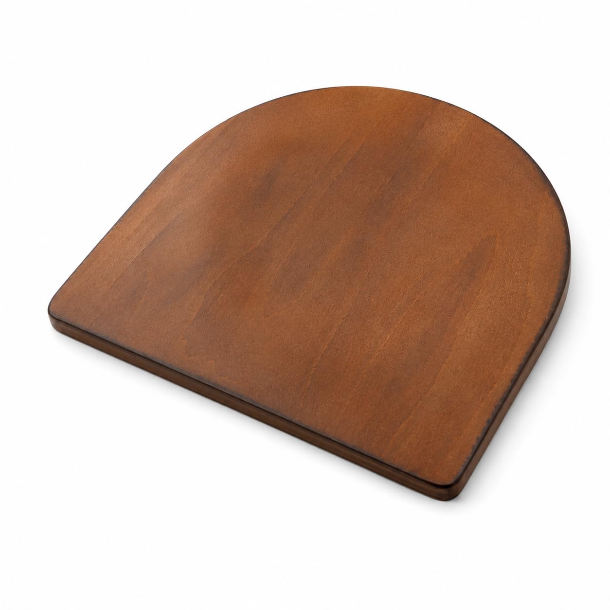 Glownary Wood Replacement Seat for Metal Frame Dining Chairs and Bar Stools, 16.5 x 16.5 cm (Walnut, Seat for Metal Frame)