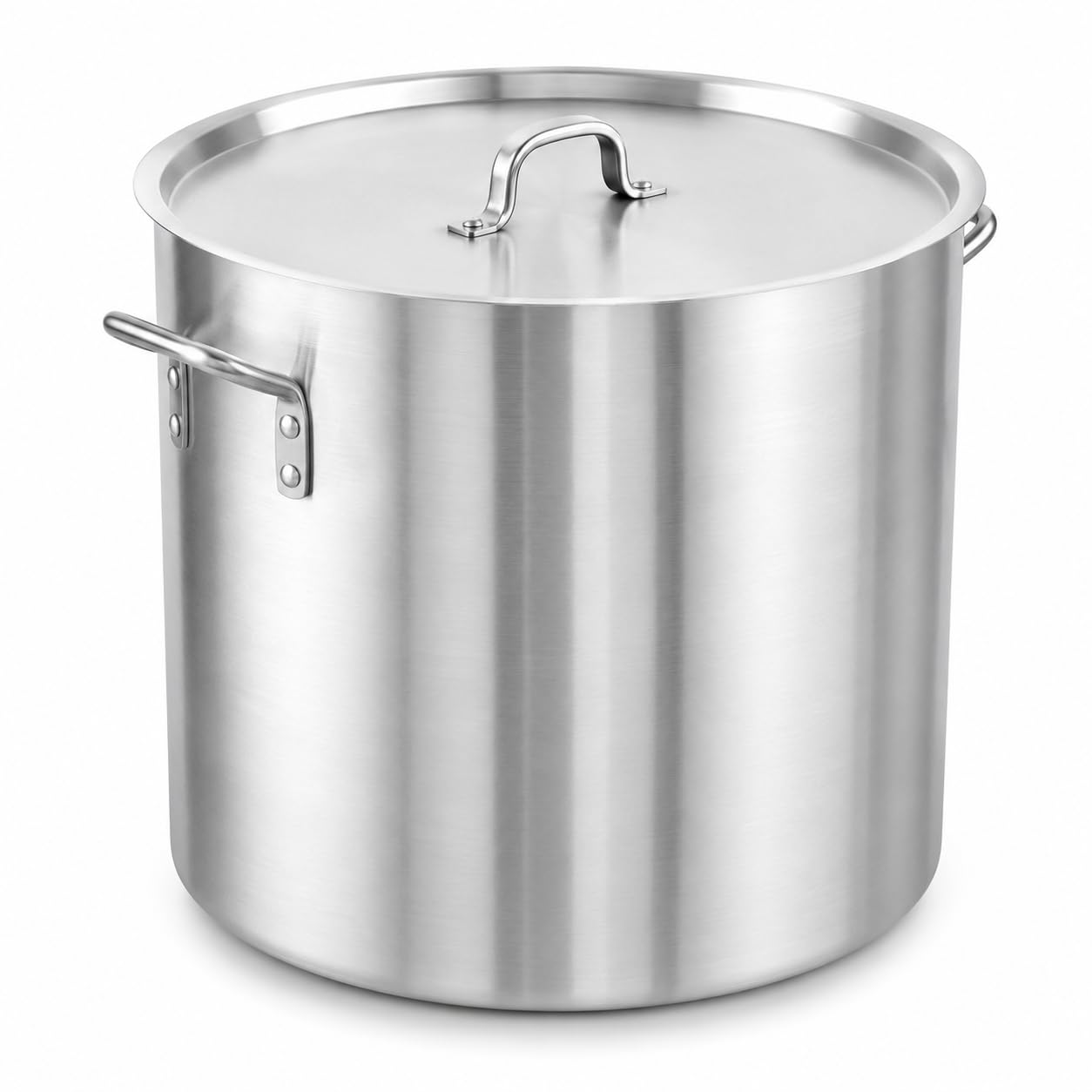 Glownary 100 Qt. Heavy Weight Aluminum Stock Pot with Cover